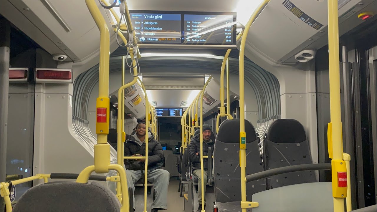 Linje 179 körs nu med elbussar!