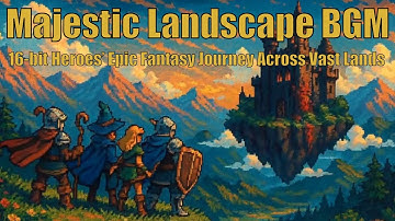 Majestic Landscape BGM – 16-bit Heroes’ Epic Fantasy Journey Across Vast Lands