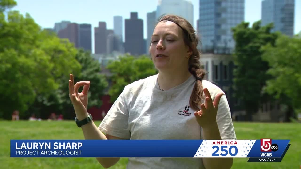 Archaeologists, veterans dig for artifacts at Boston's Bunker Hill