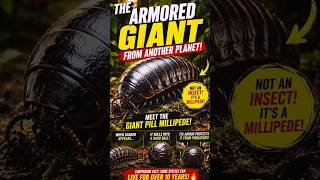 The Armored Giant Bug That Rolls Into a Ball! 🐞🔥 #creature #facts