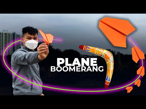 How to make a paper airplane that works like a Boomerang
