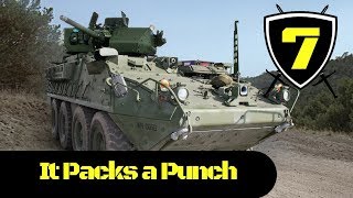 US Army - Stryker 8X8 IFV 30mm Autocannon &amp; Javelin Live Firing