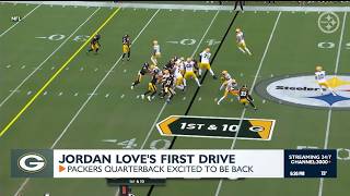 Jordan Love s first drive