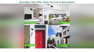 Limited Stock XVIM (No HDD) 1080P H.264 Home Wired Security Cameras System, 8CH 1080P HD DVR 8pcs 1