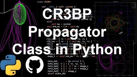 CR3BP Propagator Class in Python | Orbital Mechanics with Python 54