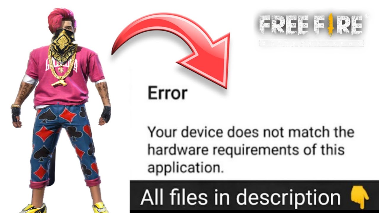 Your device doesn't match hardware requirements of this application  problem fixed free fire 💯% 🔥