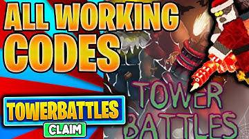ALL NEW *NOVEMBER* UPDATE CODES! Tower Battles Roblox
