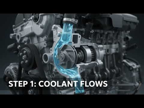 🚗 How Does a Car Cooling System Work? | Engine Coolant Flow Explained 🔧