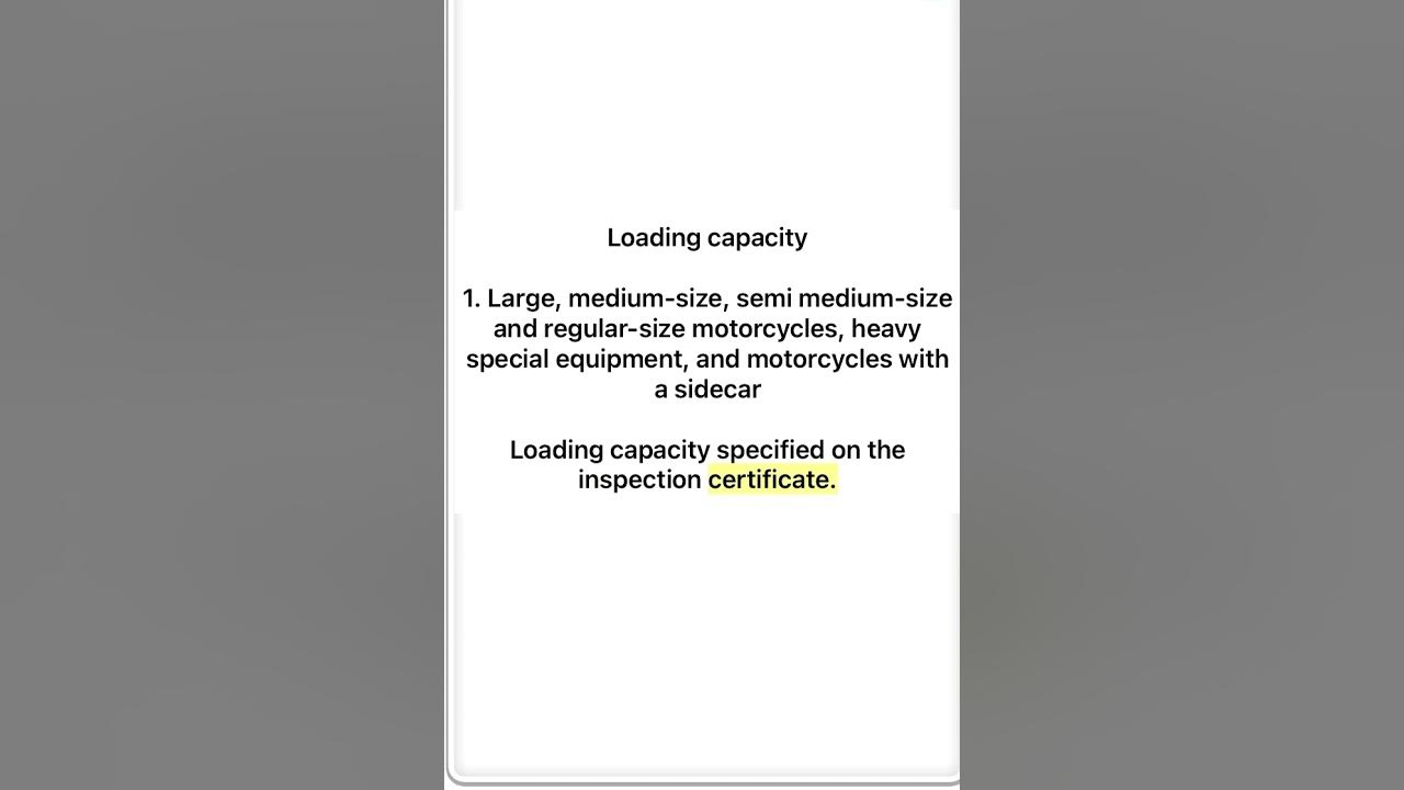 RESTRICTIONS ON CARRYING PASSENGERS AND CARGOS driving japan YouTube