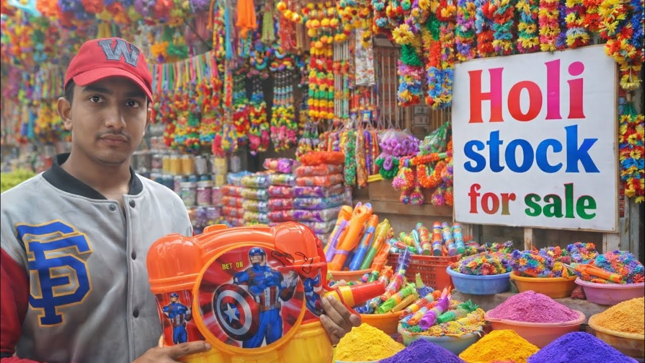 🎉 Holi Stock for Sale | Premium Pichkaris & Colors! 🌈