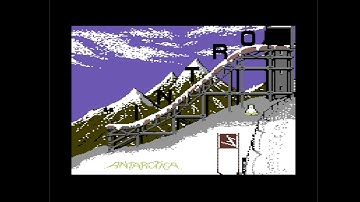 C64 Crack Intro: 2014 Skijump Intro by Antarctica