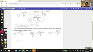 U7V12 Calculating Density with Ideal Gas Law Calculating Density Using Ideal Gas Law