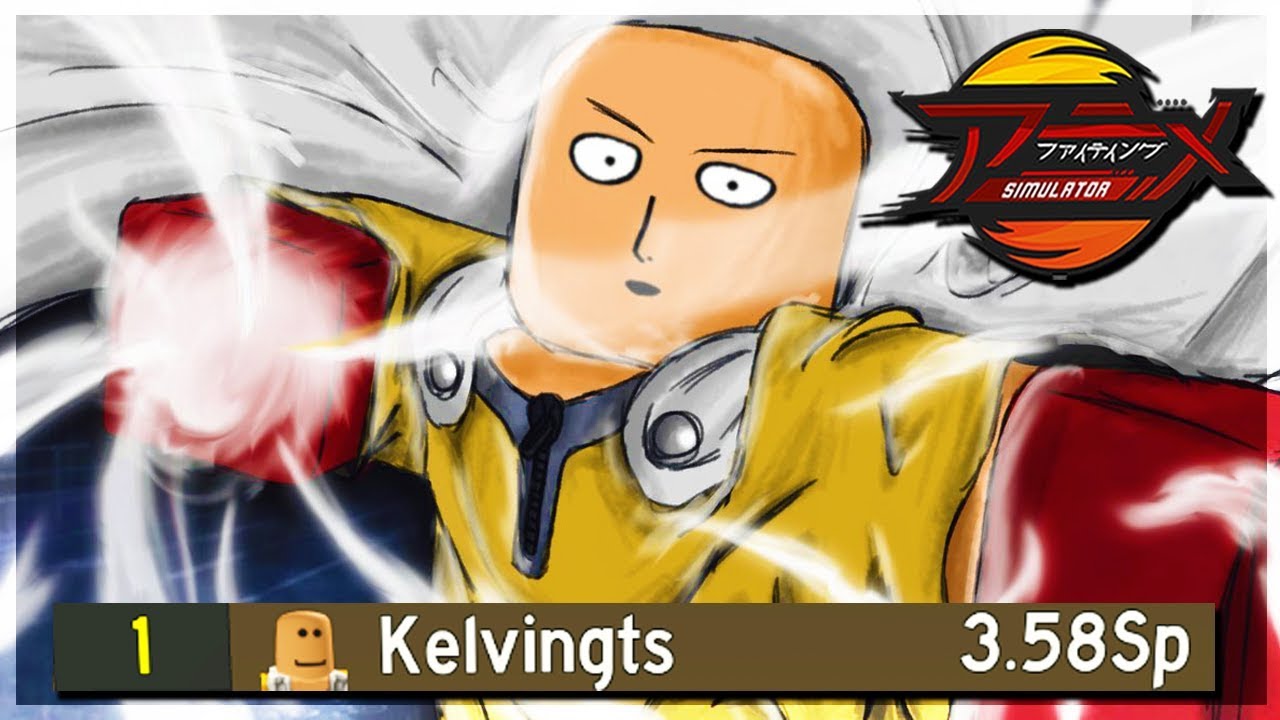 Saitama Becomes Number 1 Strongest Hero So He Becomes A Sensei In Anime Fighting Simulator Roblox Youtube - escanor suit t roblox