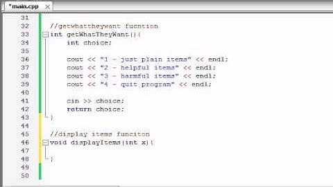 Buckys C++ Programming Tutorials - 69 - Finishing the Awesome Program