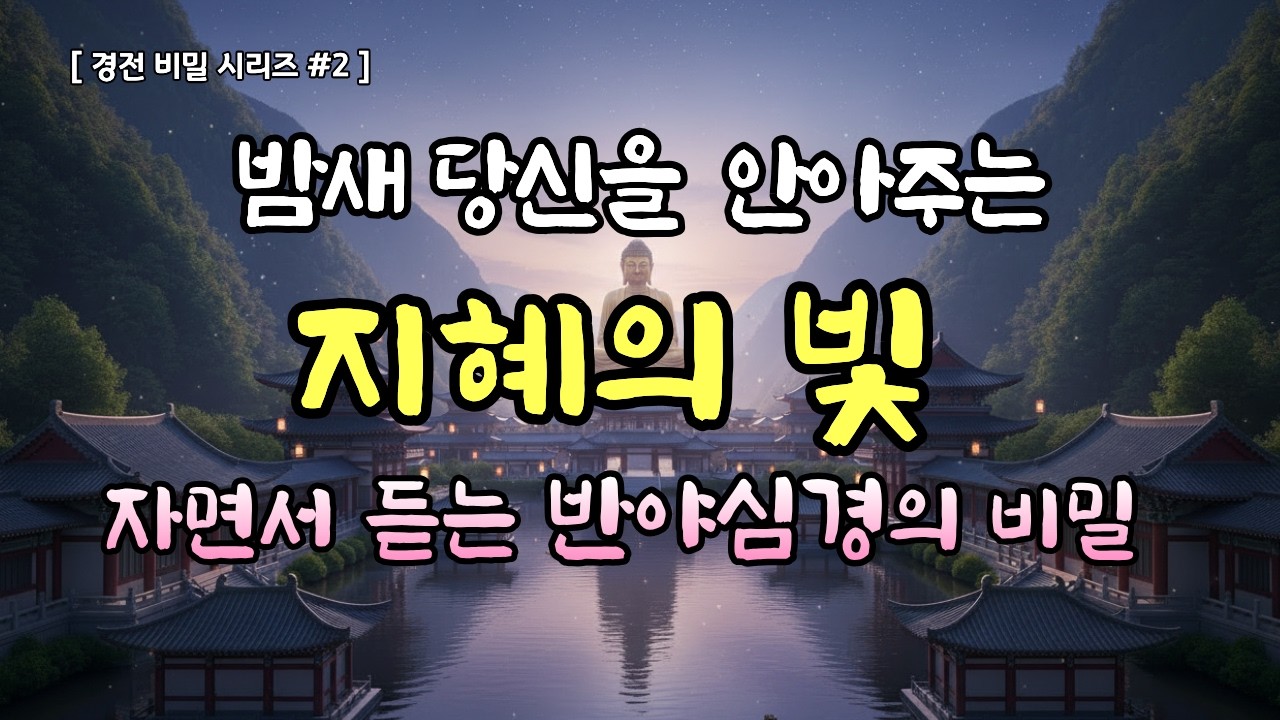 밤새 당신을 안아주는 지혜의 빛 _ 자면서 듣는 반야심경의 비밀