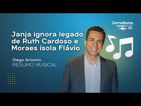 Janja ignora legado de Ruth Cardoso e Moraes isola Flávio | Resumo Musical, com Diego Amorim