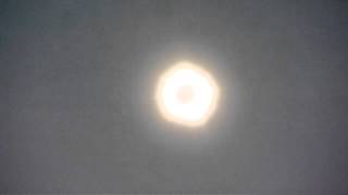 Total Solar Eclipse 2012 with shadowbanding at the start.