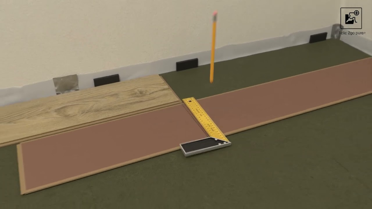 KronoOriginal mo.re! flooring installation - 1clic 2go pure+ system