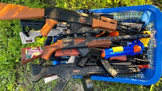 Unboxing Sniper Rifle, NERF Assault Rifle, Water Gun, ShotGun, AK47, Cowboy Pistol, Soft Bullet Gun screenshot 2