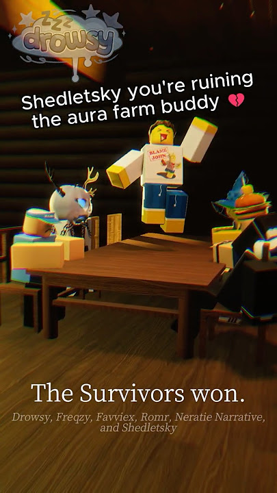 Shedletsky ruining the Aura Farm roblox forsaken #forsaken #roblox #moonanimator #animation #memes