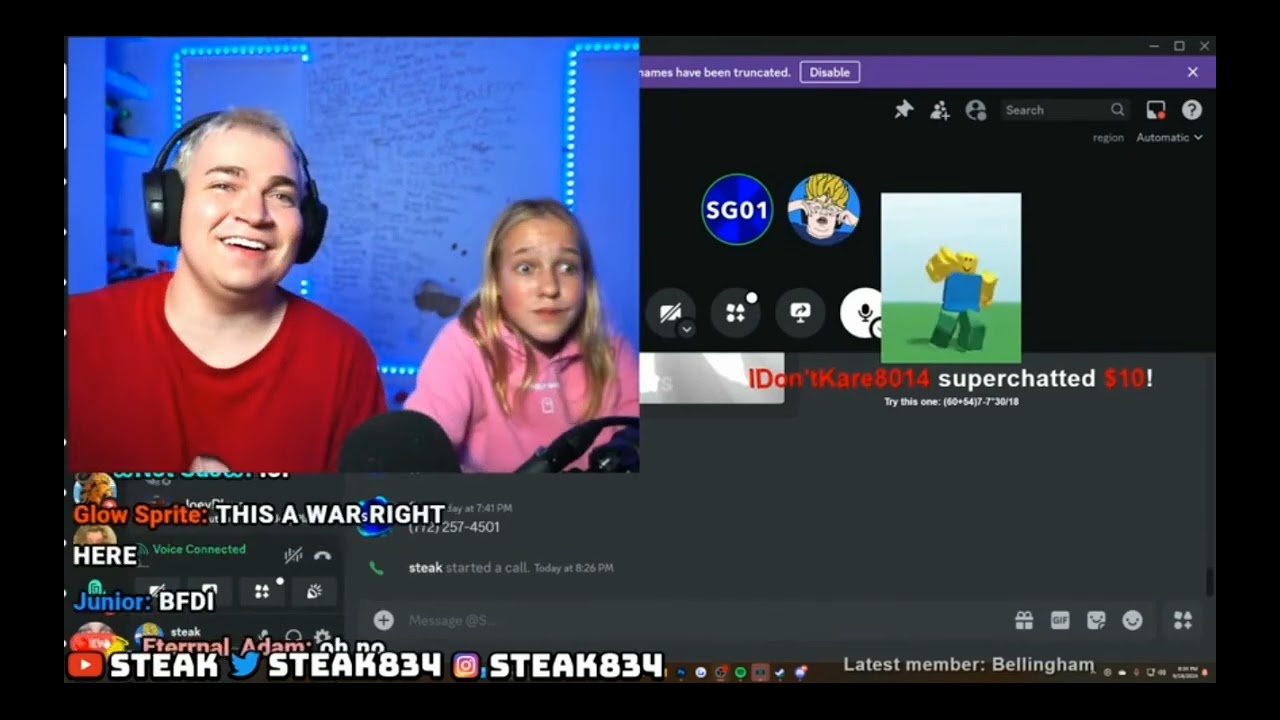 Steak gets roasted by SG01 💀💀