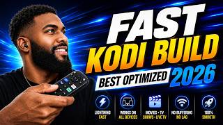 FASTEST KODI BUILD 2026 🔥 Smooth & Optimized Setup | Clean & Fully LOADED!