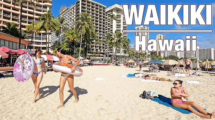 WALKING TOUR | On Waikiki Beach and The Main Strip in Hawaii