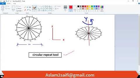 circular repeat tool staad pro