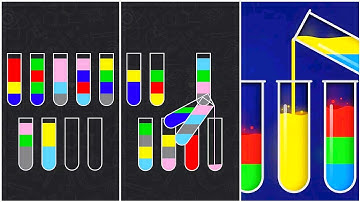 Water Sort Puzzle Gameplay 7 , Android Games ios Walkthrough Simulator Think Brain Puzzle