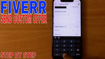 ✅  How To Send Custom Offer To Buyer On Fiverr Mobile App 🔴