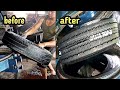how to replace truck tire casing / process of retreading used truck tires