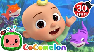 Baby Shark Colors! | JJ's Animal Time | Animals for Kids | Sing Along | Learn about Animals