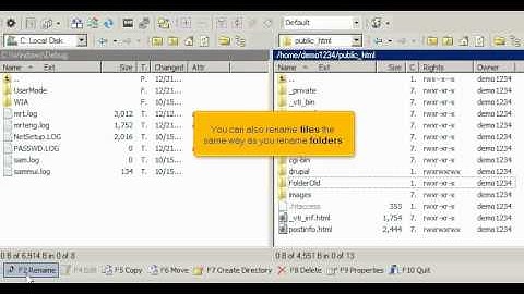 micfo | how to manage your files in WinSCP FTP client.