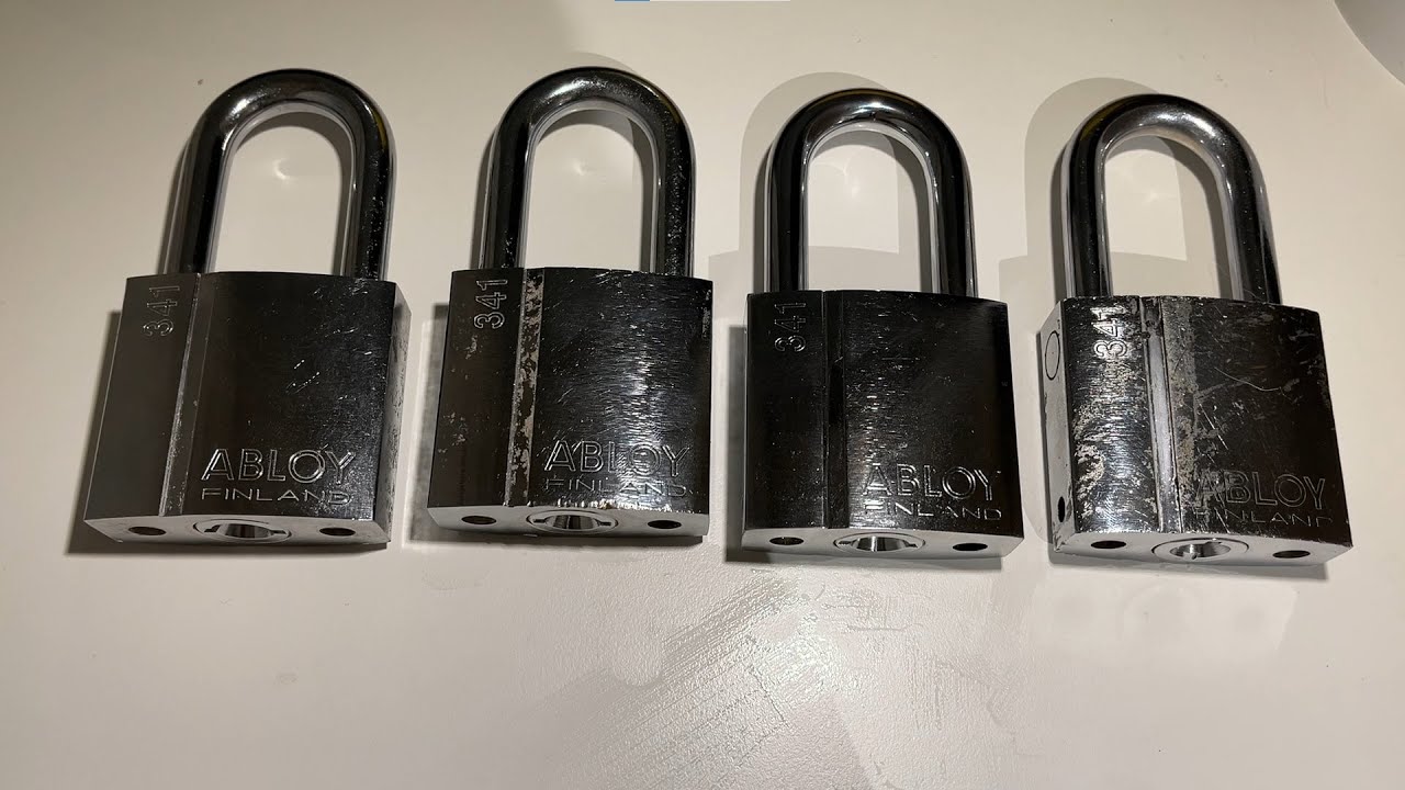 Random Padlocks locksport: Picking 4 pcs of random Abloy Classic padlocks in 13 minutes ...