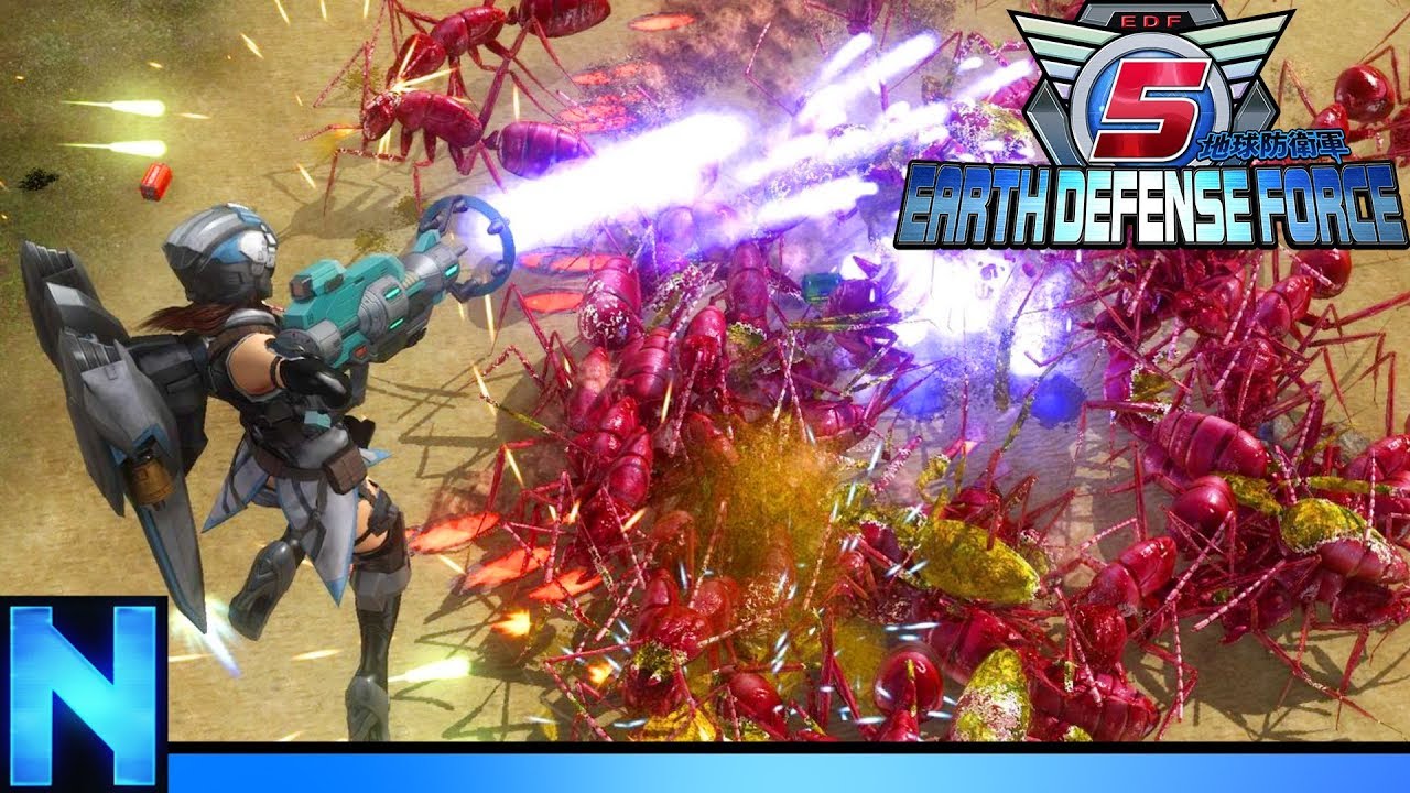 Killing Thousands Of Giant Bugs Is So Satisfying Edf 5 Youtube