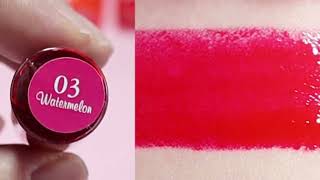 2Pcs Bright Vivid Color Lip Tint With Vibrant