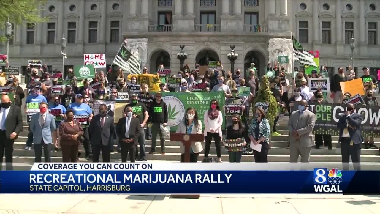 Pro-marijuana legalization rally held in Harrisburg