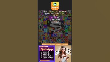 SQL How can you join two tables using a foreign key in SQL