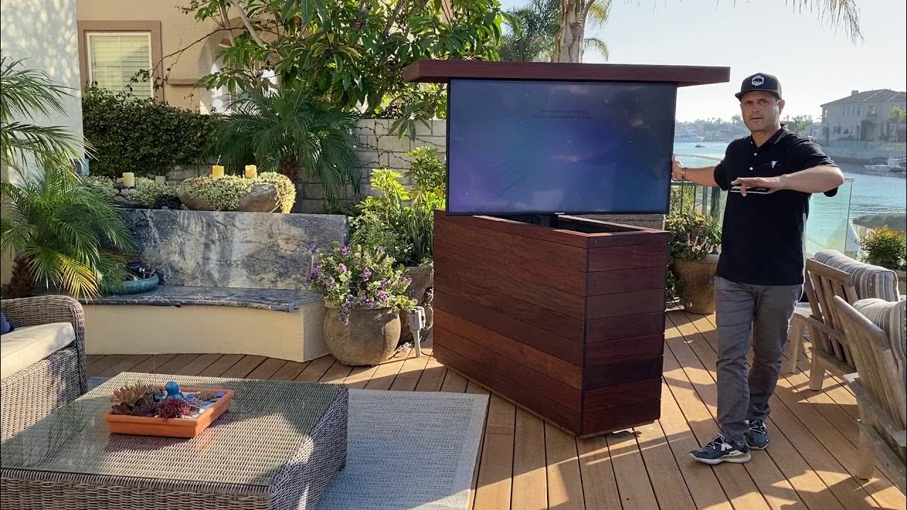 Must have weather ready outdoor hidden TV lift YouTube