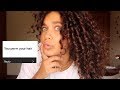 EXPOSING MY REAL HAIR | Watch my real curls dry whilst I read assumptions | Jayme Jo