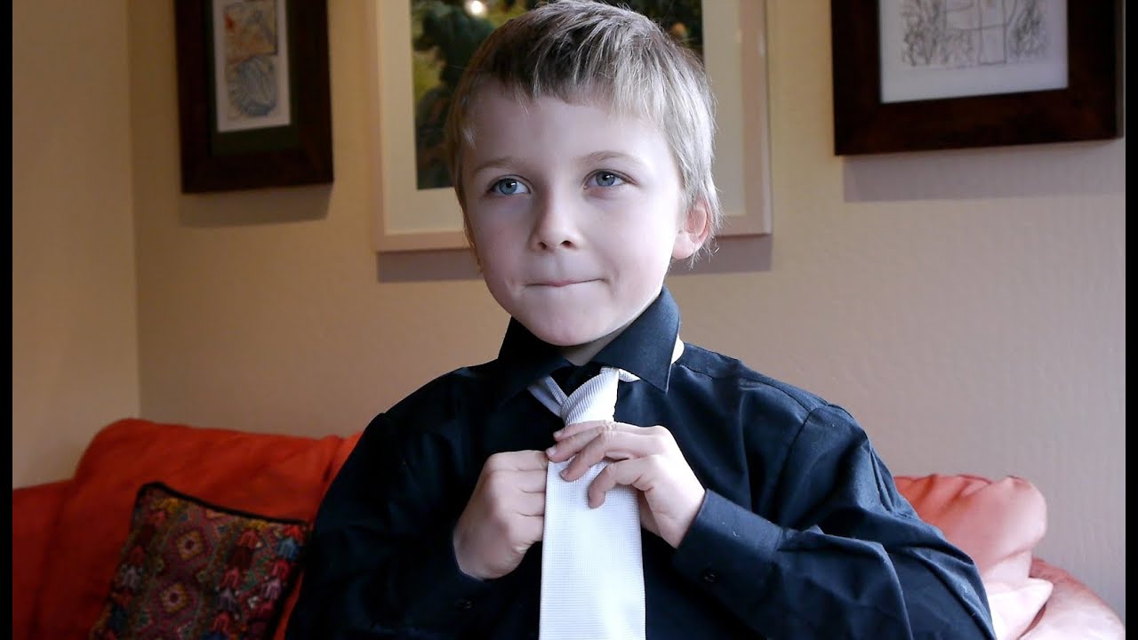 How to tie a tie - Prince Albert knot 