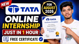 🎯Tata FREE Data Analytics Internship 2026 | Free Certificate | GenAI Course for Students