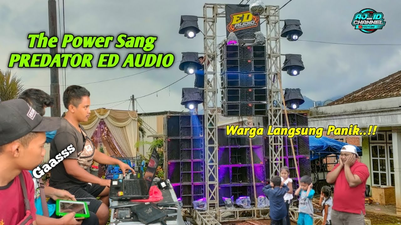 Hajatan Sang Predator ED AUDIO Langsung Bikin Warga Heboh..!!