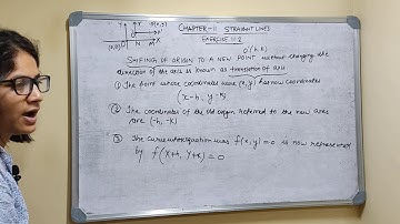 ISC Maths Class 11 M L Aggarwal Solutions Chapter 11 Straight Lines Basics - Shifting of origin