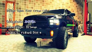Sports Performance 3D printed RC body - 2014 Dodge Ram 1500 Crew Cab Test run