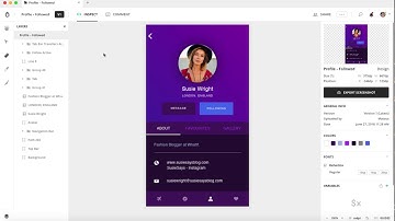 How to switch between XD artboards (screens) in Avocode?