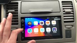 картинка: Лучшая магнитола на Android. 4/32 за 8500₽. Магнитола SRNUBI Jansite T10 2din. Андройд Nissan Tiida