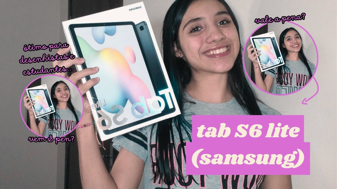 TUDO SOBRE O MEU TAB S6 LITE (SAMSUNG) - VALE A PENA?-TABLET PERFEITO ...