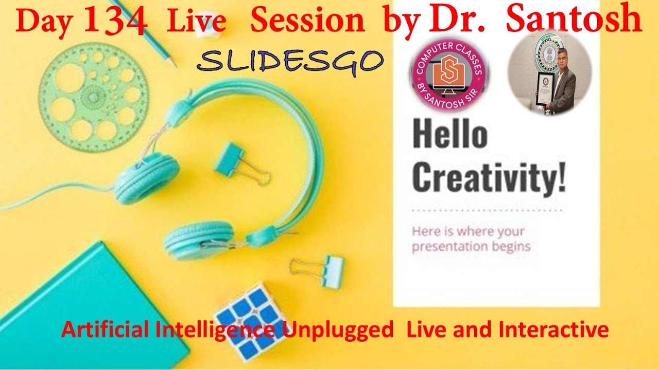 Day 134 | Create Stunning Presentations with AI – Slidesgo Explained by Dr. Santosh