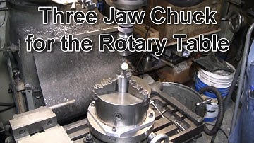 Three Jaw Chuck Adapter Plate for a Rotary Table